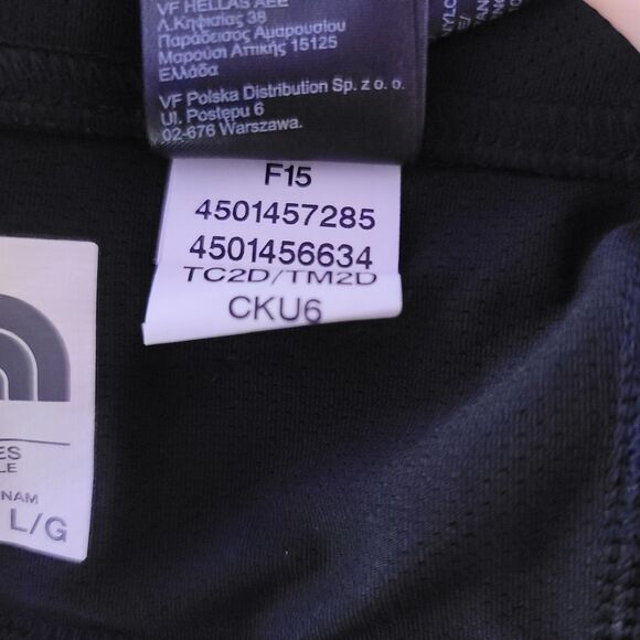 The North Face Mens Running Tights L Black VaporWick  Zipper Pocket Reflective - Picture 14 of 15